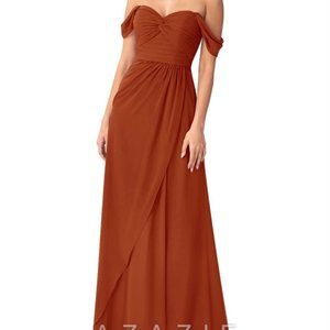 Azazie Bridesmaid Dress - Paprika